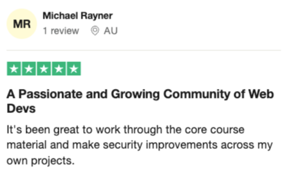 Learner review screenshot 3