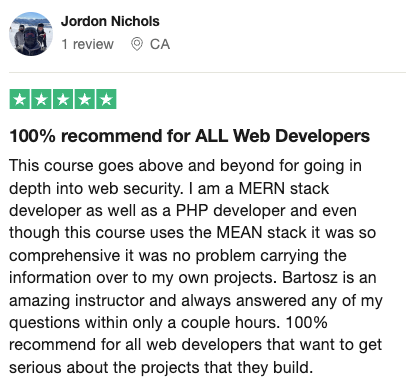 Learner review screenshot 4
